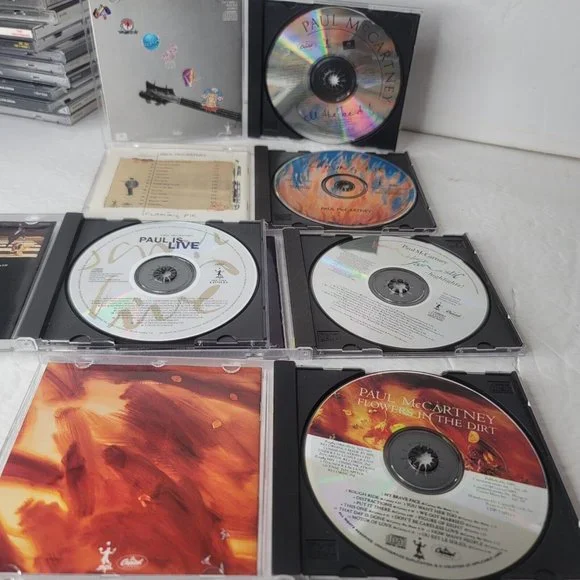 Lot of 5 Paul McCartney Audio CD's Flaming Pie Live All the Best Flowers in Dirt